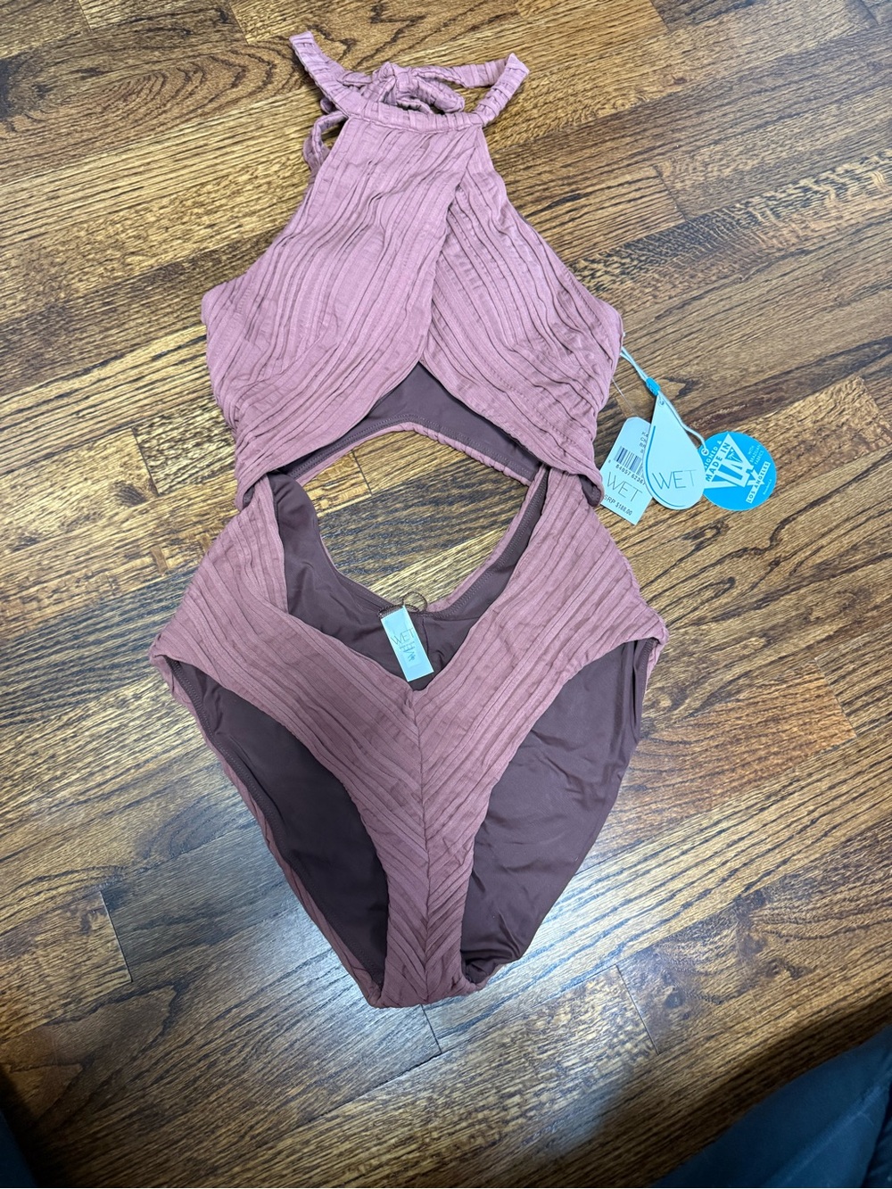 One-Piece Womens Swimsuit in Dusty Rose